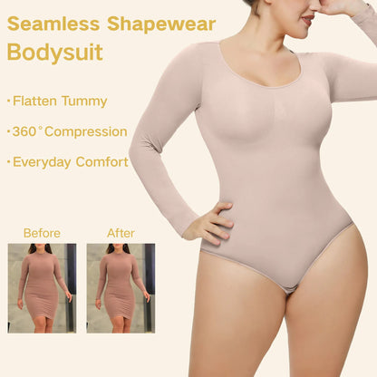 Women’s Seamless One-Piece Corset Bodysuit – Shaping & Slimming Fit