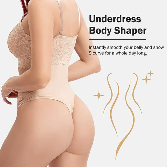 Seamless Slimming Bodysuit – Waist Support & Tummy Control Shapewear Bodysuit for Women