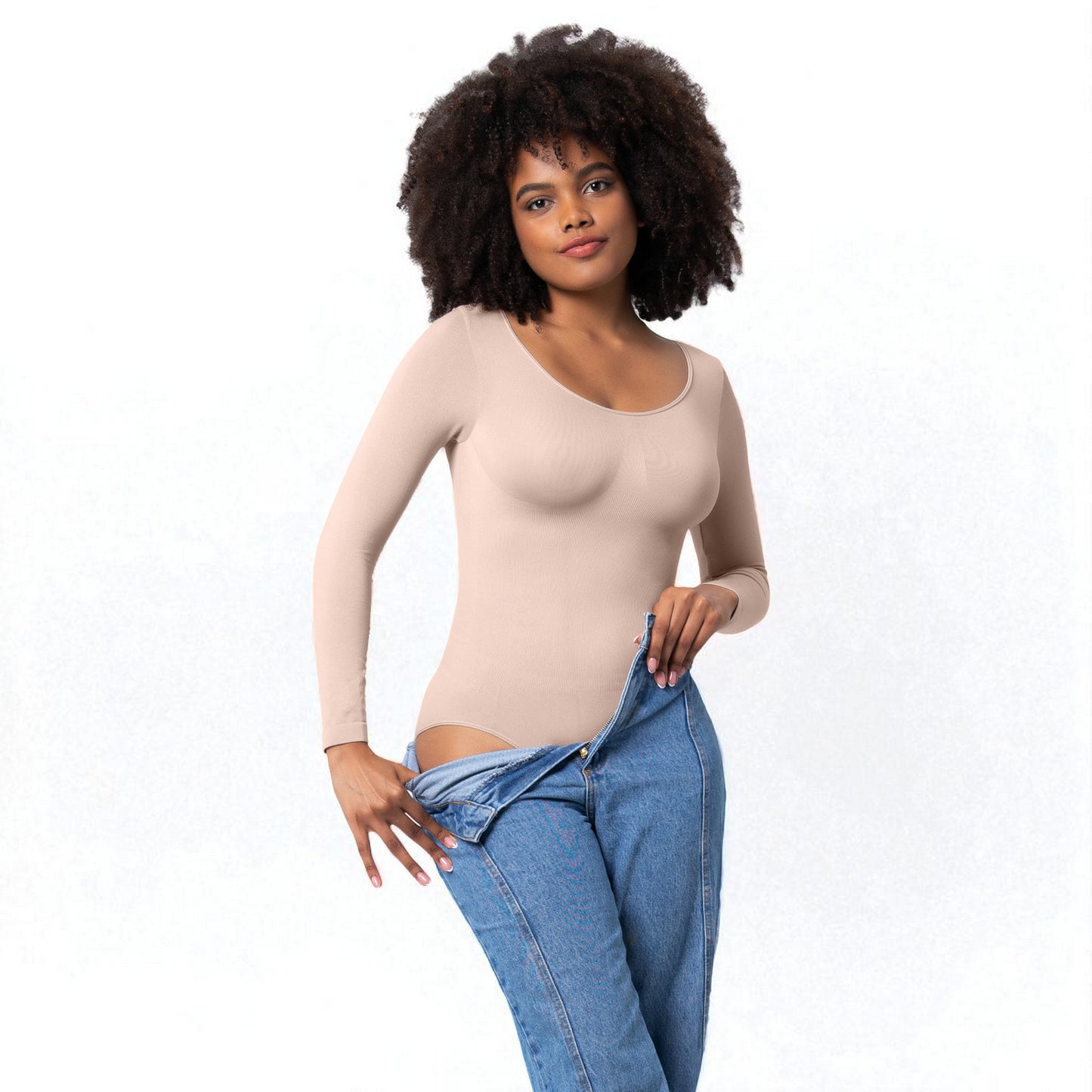 Women’s Seamless One-Piece Corset Bodysuit – Shaping & Slimming Fit