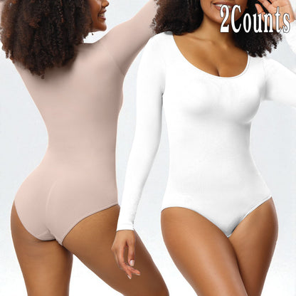 Women’s Seamless One-Piece Corset Bodysuit – Shaping & Slimming Fit