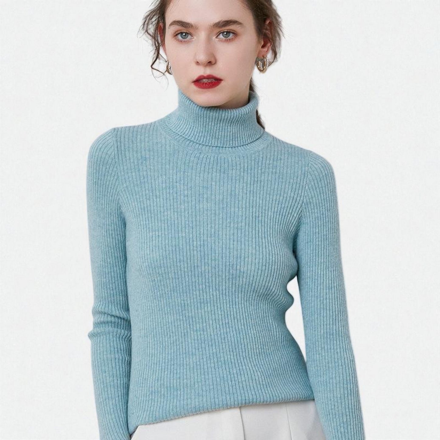Women’s Stylish Slim Pullover Sweater – Cozy Daily Outfit