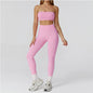 Women’s Seamless Sports Set – Bra, Shorts, Pants