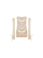 Lace Stitching Sweet And Spicy Neck-hanging Fold Bag Hip Dress Woman