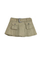 Women's Fashion Pleated Casual Loose Short Skirt
