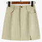 Split Skirt Female High Waist Thin And Irregular In Spring