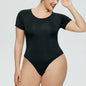 European And American Sexy Siamese Fit Hot Girl Women's Outer Wear Pure Color Tight Jumpsuit