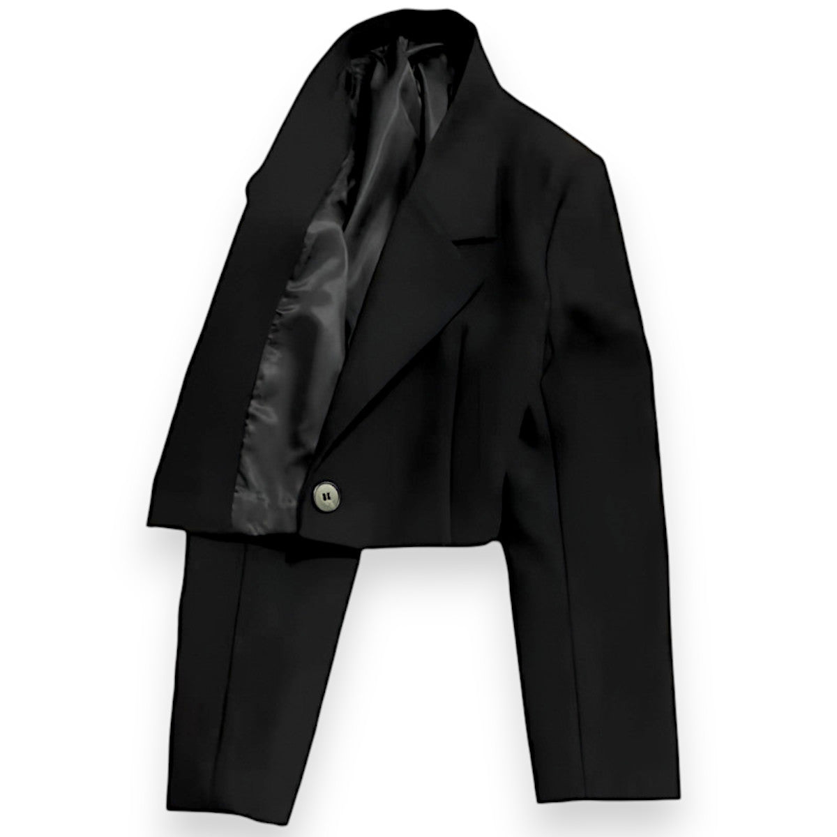 Women’s Cropped Business Casual Blazer – Oversized Office Suit Jacket for Work & Evening