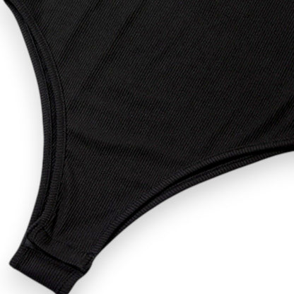 Hot Girl French Style One Shoulder Top – Slim Bodysuit with Long Sleeves