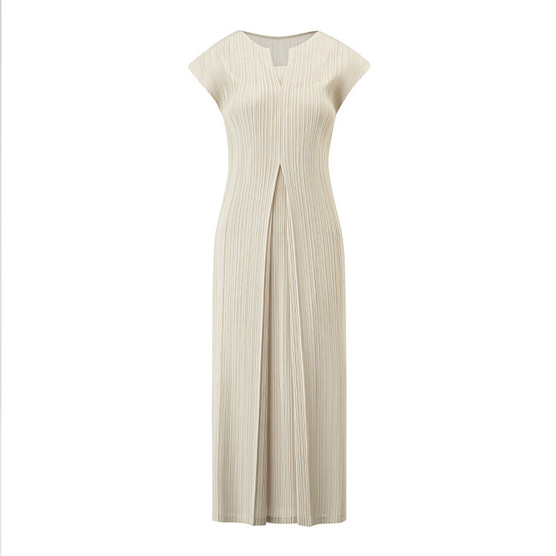 Short Sleeve Waist-controlled Elegant Graceful Commuter Dress
