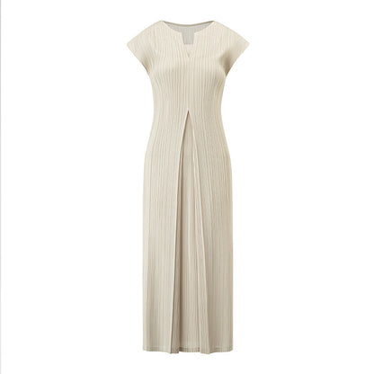 Short Sleeve Waist-controlled Elegant Graceful Commuter Dress