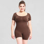 Women's Outer Wear Bodybuilding Jumpsuits Short Sleeve