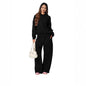 Women's Sports Hooded Loose Bow Suit