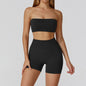 Women’s Seamless Sports Set – Bra, Shorts, Pants