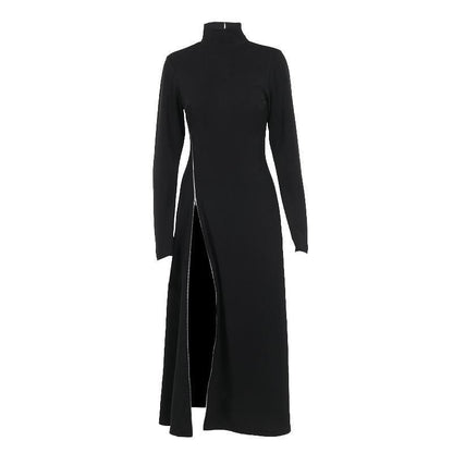 European And American Style Elegant Sexy Slim Fit Long Dress