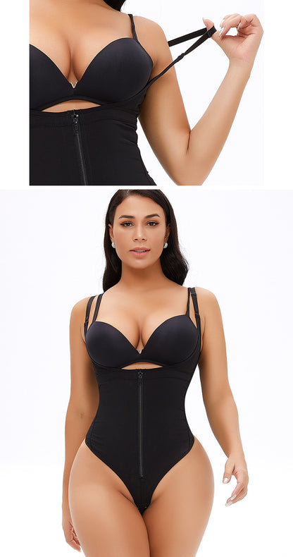 Thong One-piece Waist And Butt Lift Body Fat Woman Plus Size