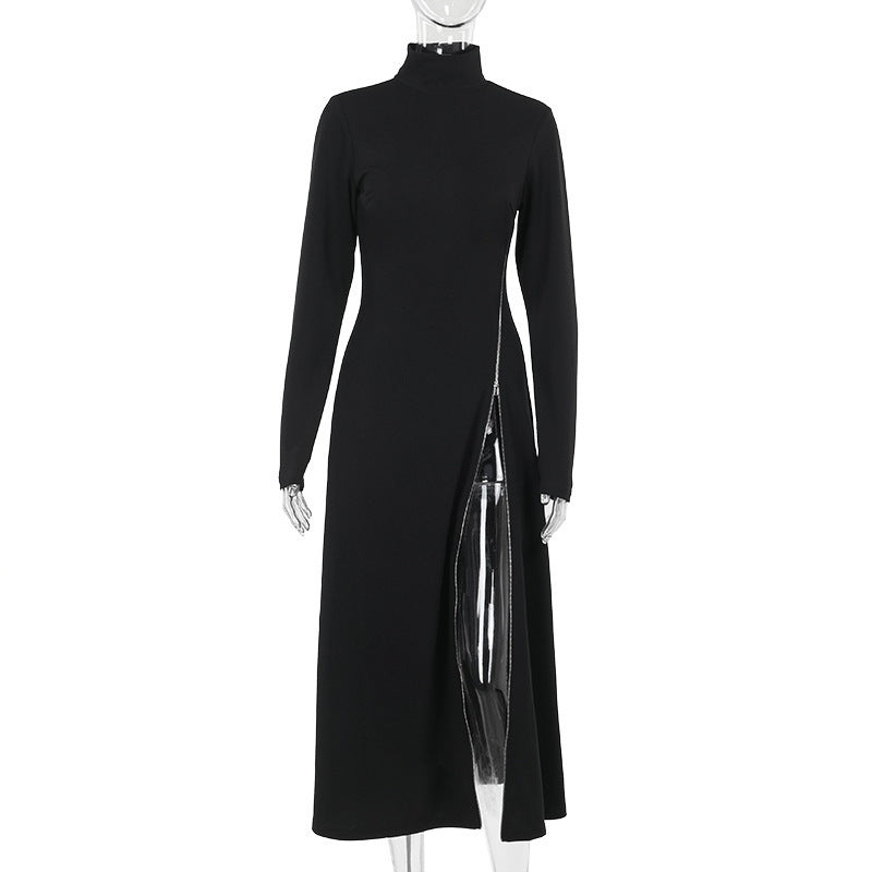 European And American Style Elegant Sexy Slim Fit Long Dress