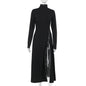 European And American Style Elegant Sexy Slim Fit Long Dress