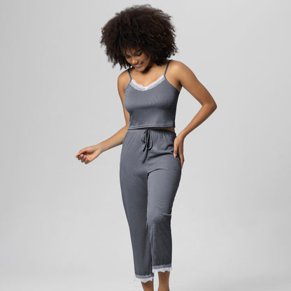 Suspender Vest Pajamas Home Suit