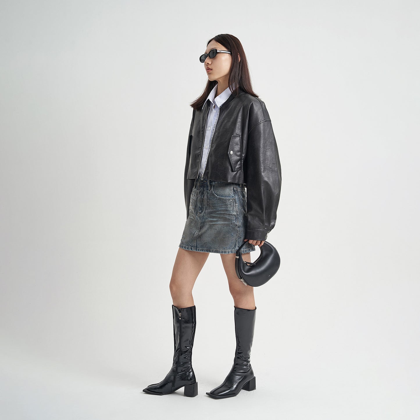 Sequined Hip Skirt Slim Fit Women's Skirt