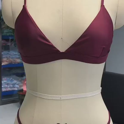 Women's Halter Bikini Sets – Sexy Micro Brazilian Swimwear with String Bottoms