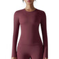 Women’s Breathable Nylon Spandex Active Top – Stretchy Pullover Sports Shirt for Running, Cycling & Fitness