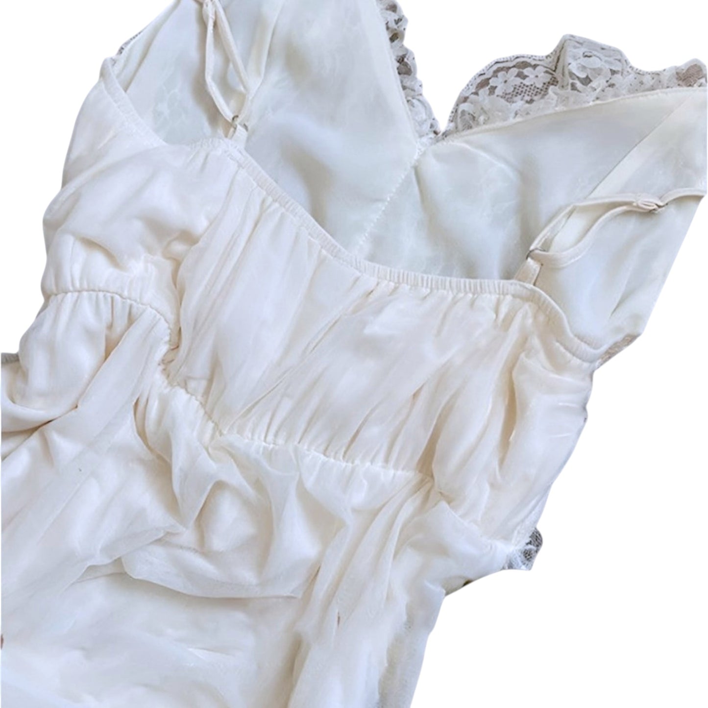 Women’s Lace Mesh Lingerie Set – Suspender Babydoll Nightwear for Romantic Evenings