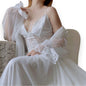Women’s Lace Mesh Lingerie Set – Suspender Babydoll Nightwear for Romantic Evenings