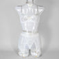 Women’s Mesh Stitching Four-Piece Lingerie Set – Halterneck Bra, Garter Belt & Panties