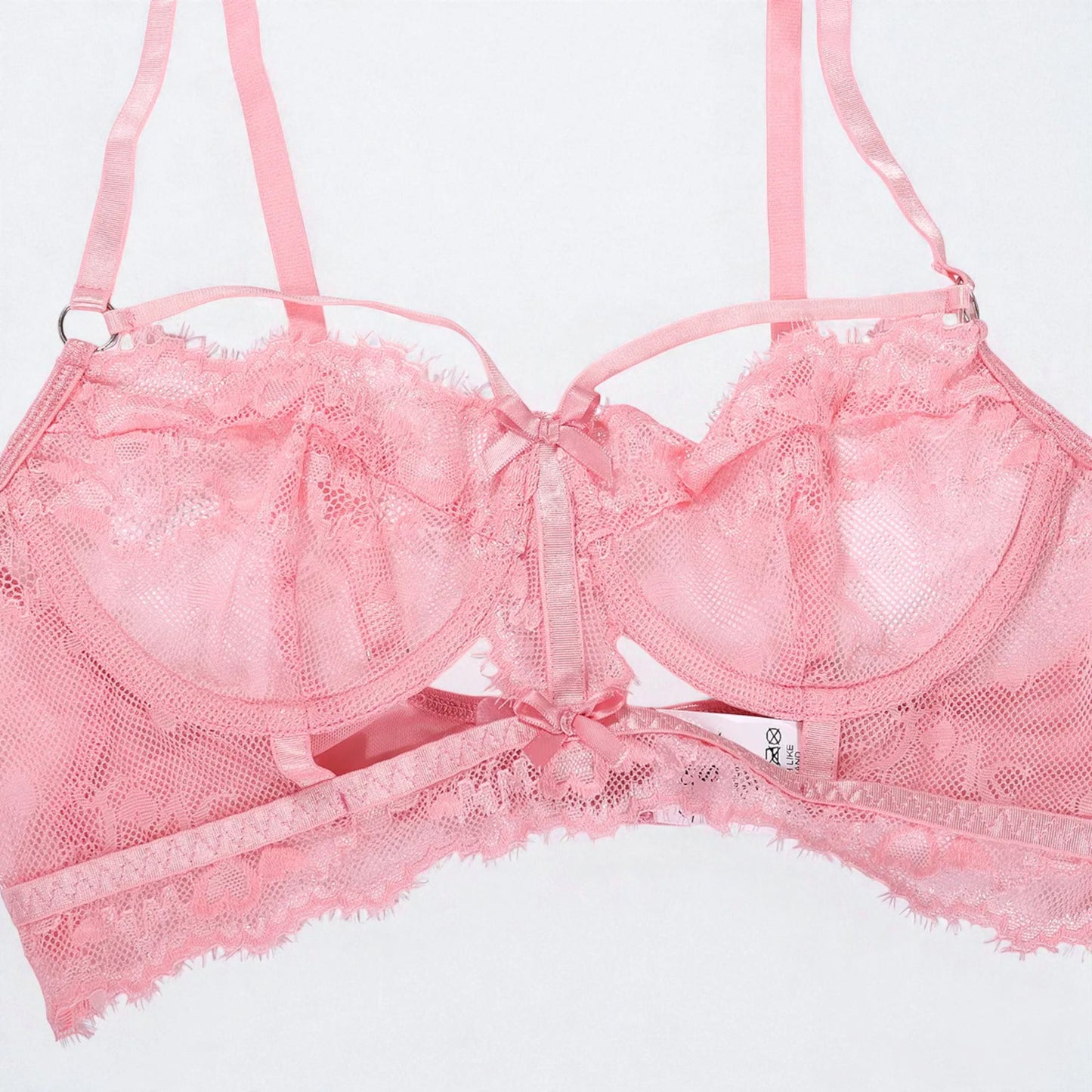 European & American Bowknot Sexy Nightclub Lingerie Set