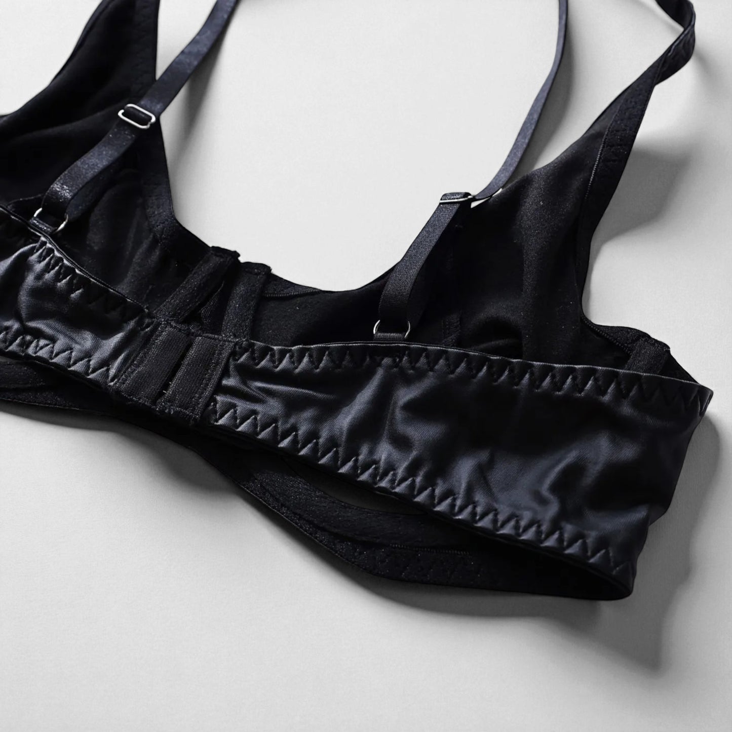 Lingerie Leather Patent Leather Seductive 4-Piece Set