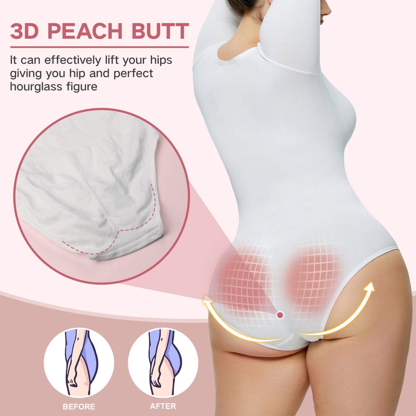 Women’s Seamless One-Piece Corset Bodysuit – Shaping & Slimming Fit