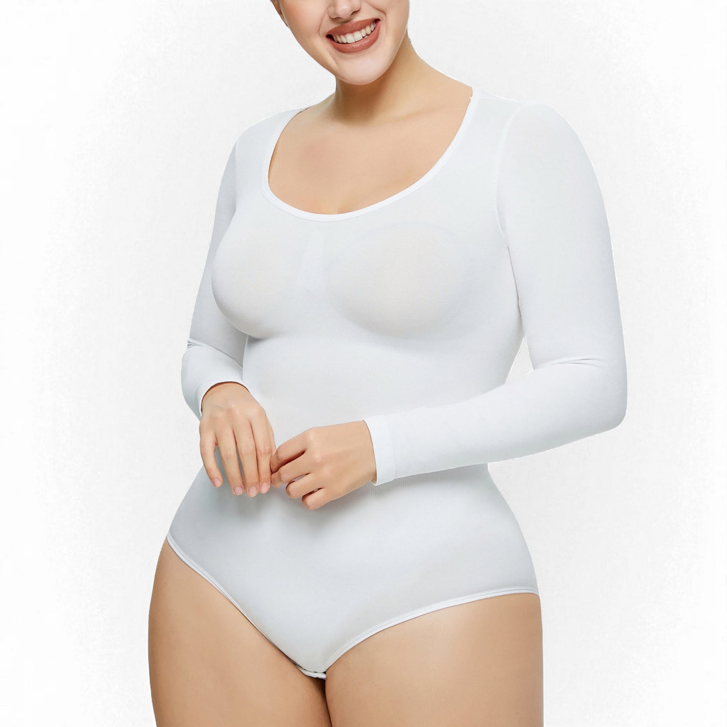Women’s Seamless One-Piece Corset Bodysuit – Shaping & Slimming Fit