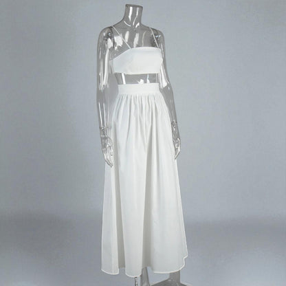Stylish Women’s Crop Top and Skirt Matching Set – Summer Wear