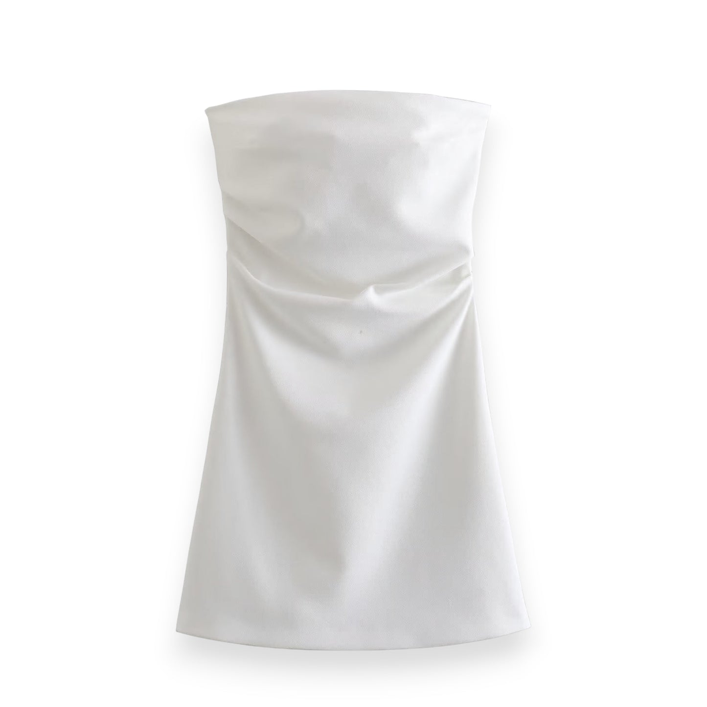 Women’s Off Shoulder Corset Mini Dress – Ruched Backless Bodycon Party Clubwear Short Dress